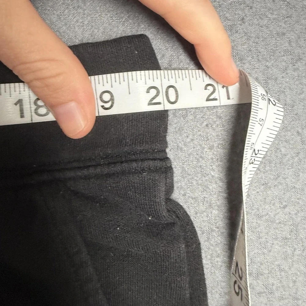 Old Navy Fleece Sweat Shorts Womens XXL Black Elastic Waist Drawstring Lounge - Picture 8 of 11